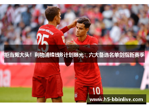 拒当冤大头！利物浦锋线B计划曝光：六大备选名单剑指新赛季